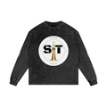 Strong Tower Redeemed  Long Sleeve Tee (Acid Wash Oversize)