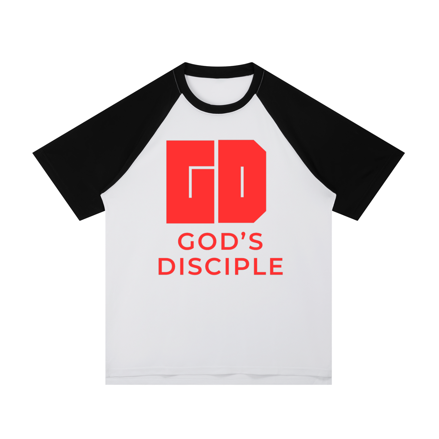 God's Disciple (Contrast Raglan Sleeve Mesh Tee)