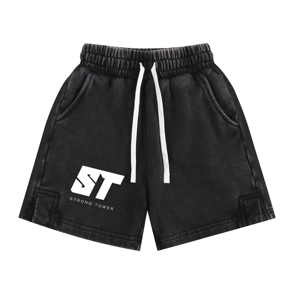 Strong Tower Snow Washed Kids' Shorts