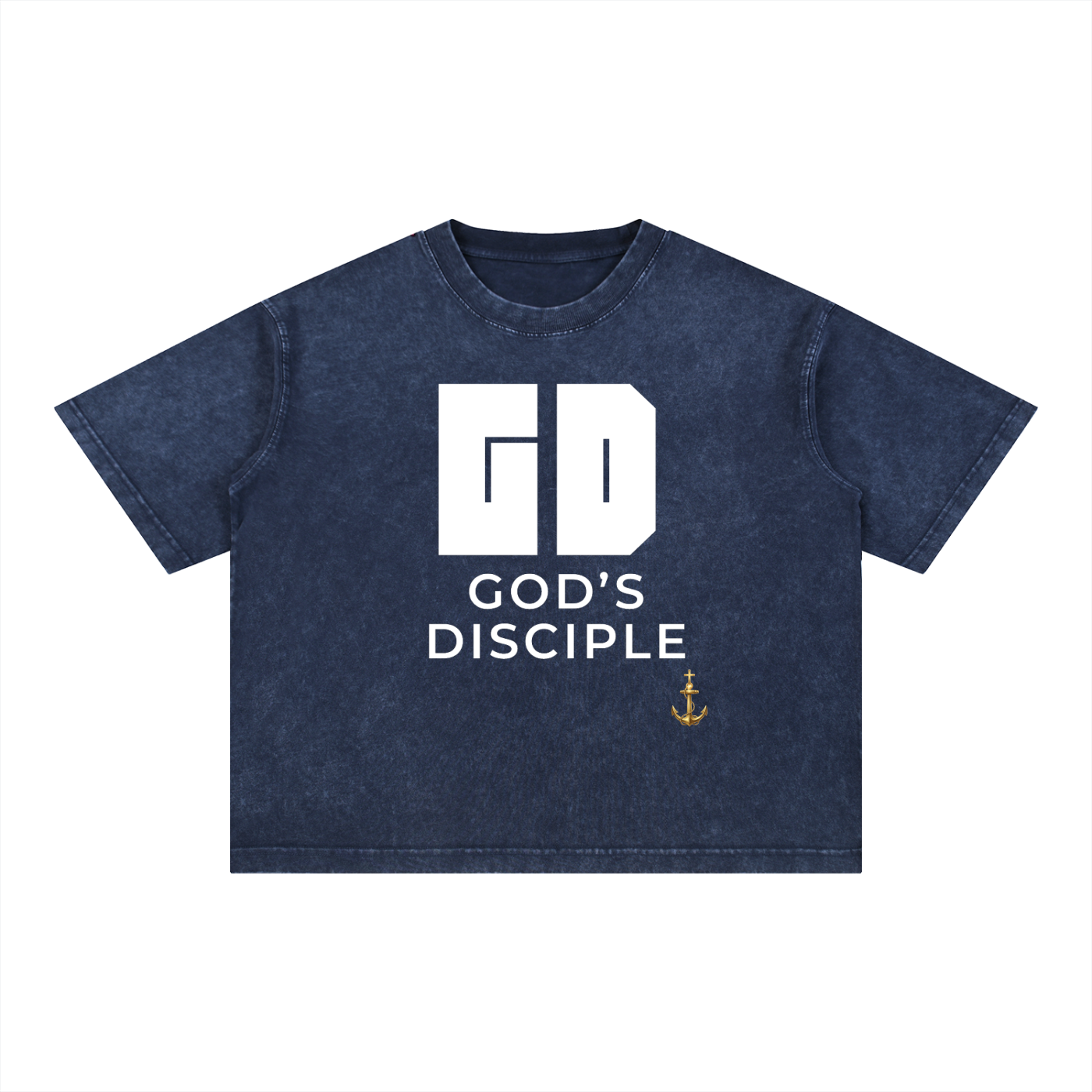 God's Disciple Anchored Tee (Mineral Wash Boxy Cotton)