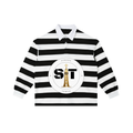 Strong Tower Chosen Color Block Stripe Polo