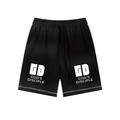 God's Disciple Sunfade Waffle Raw Hem Shorts