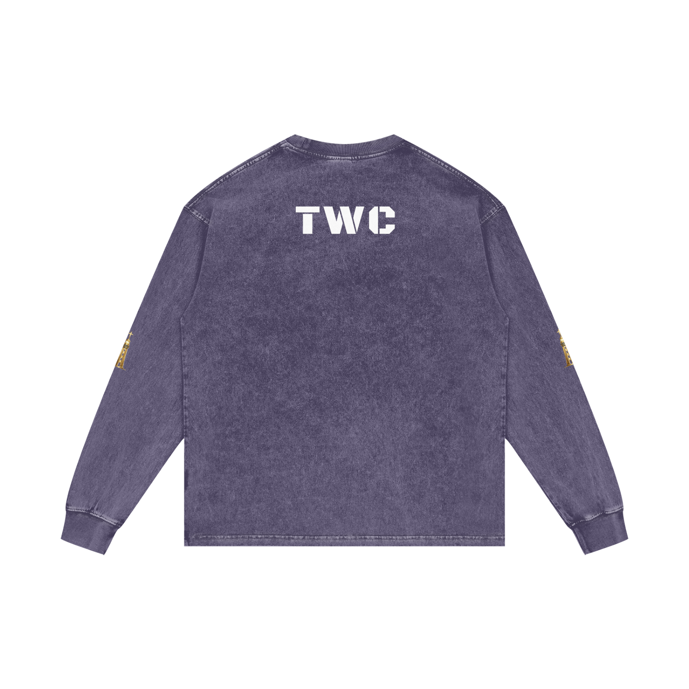 Strong Tower Redeemed  Long Sleeve Tee (Acid Wash Oversize)