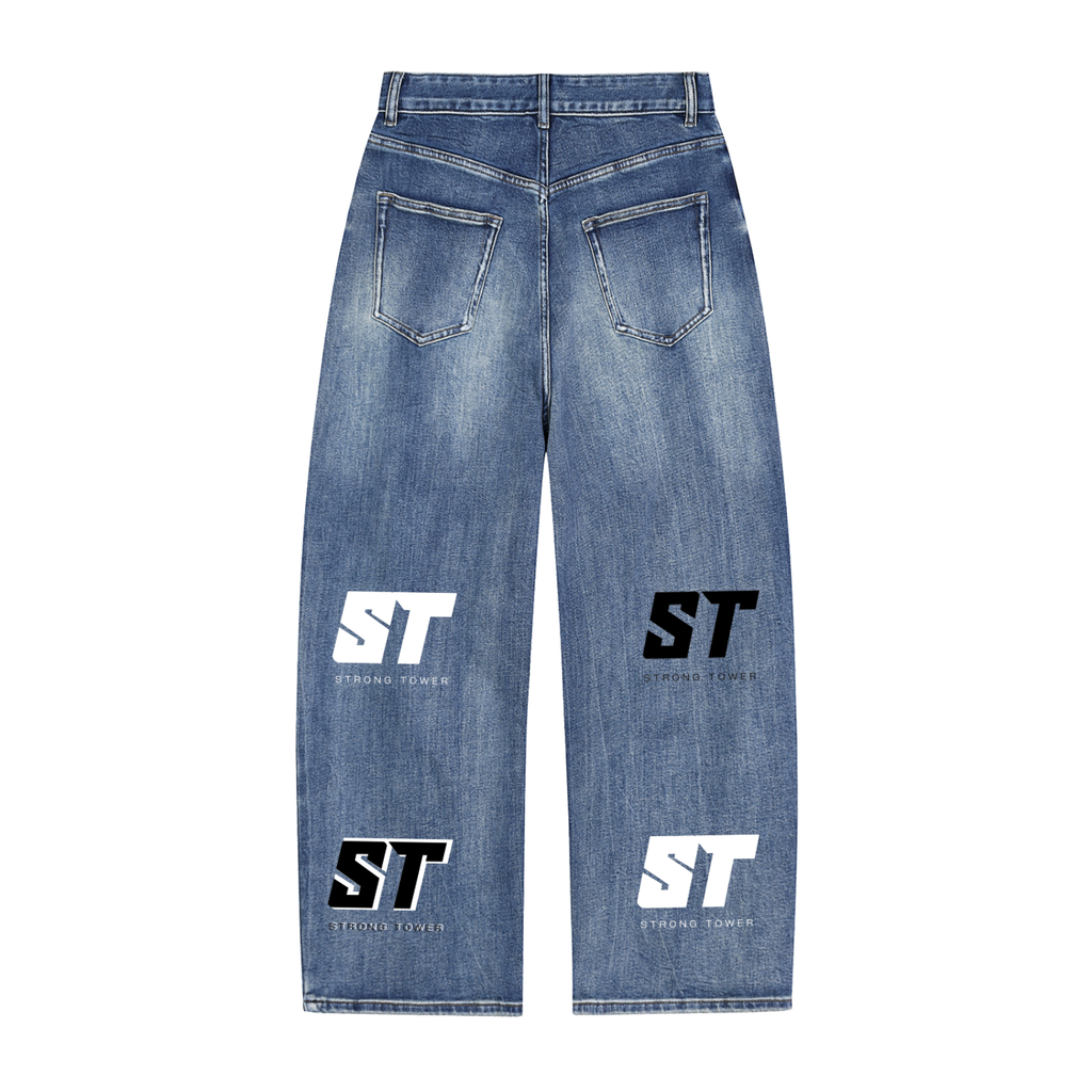 Strong Tower Sun Fade Heavyweight Denim Jeans