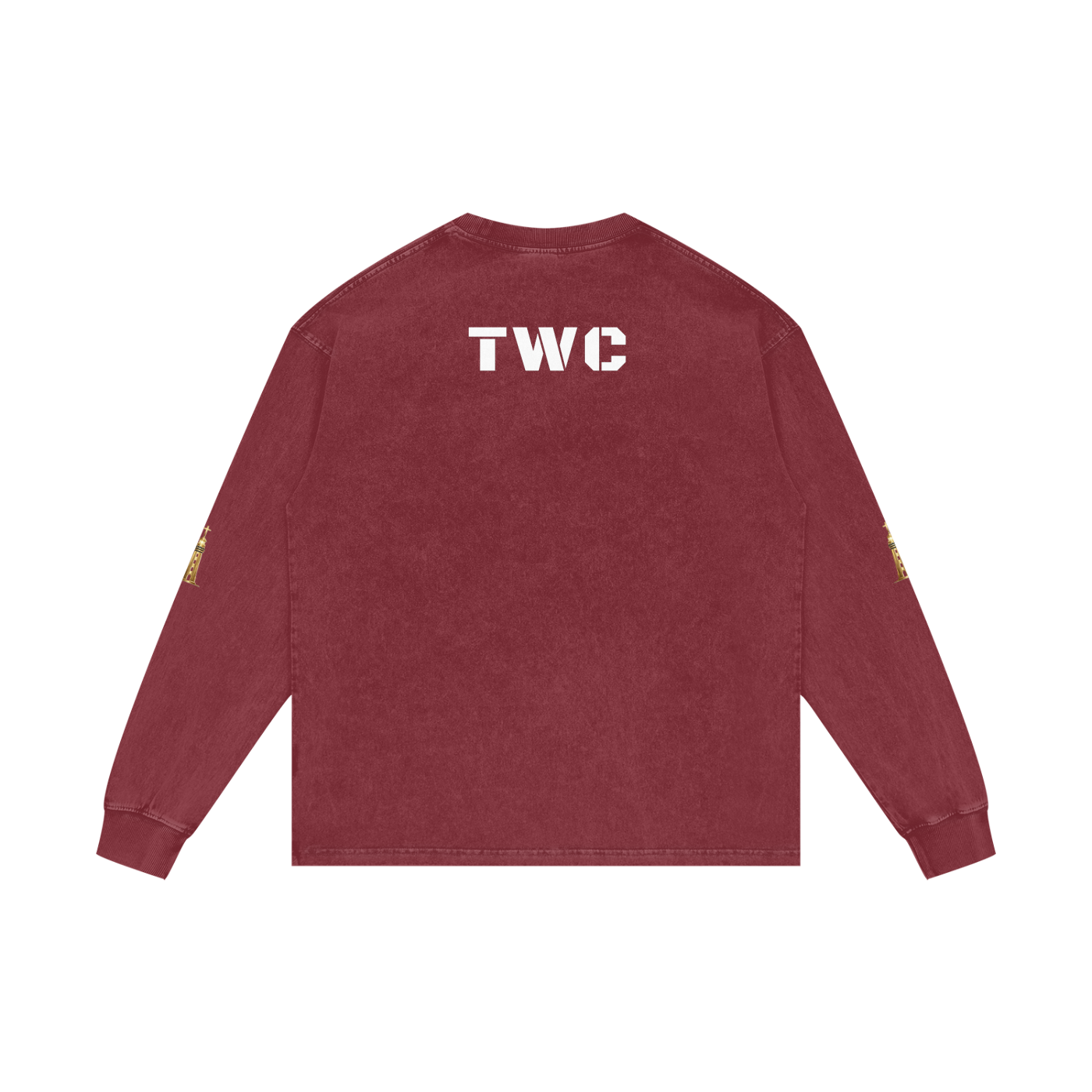 Strong Tower Redeemed  Long Sleeve Tee (Acid Wash Oversize)