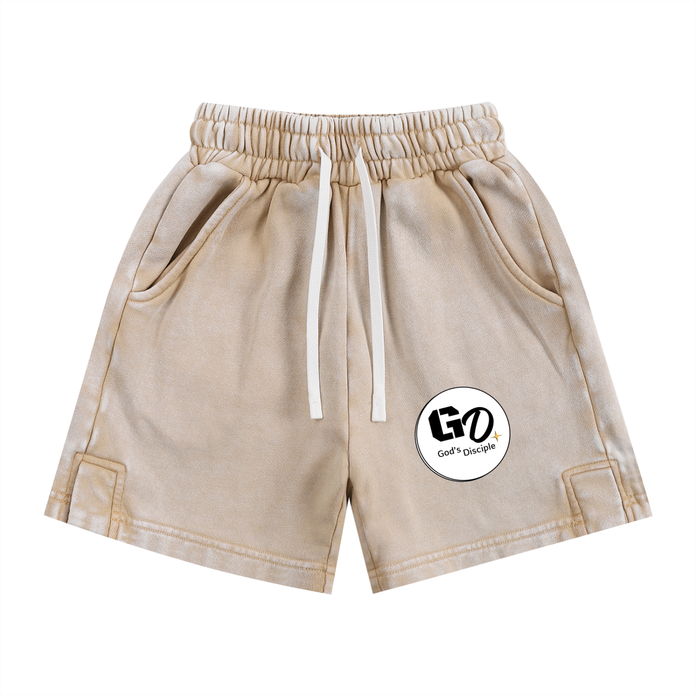 God's Disciple Little Light Snow Washed Kids' Shorts
