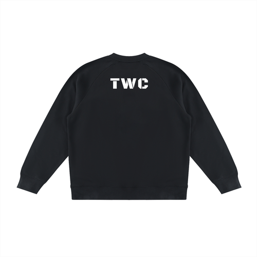 Covenant Color Block Crewneck  B/W