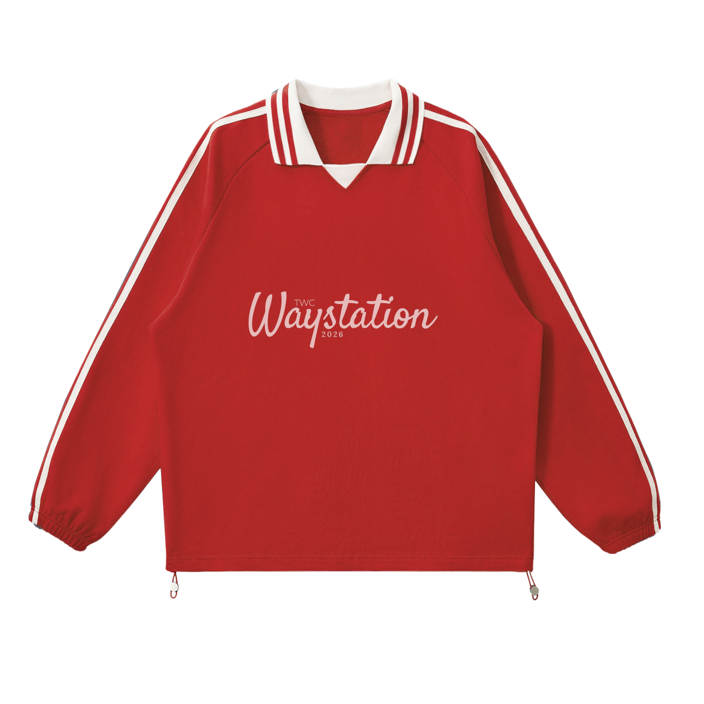 TWC Lapel Collar Sweatshirt