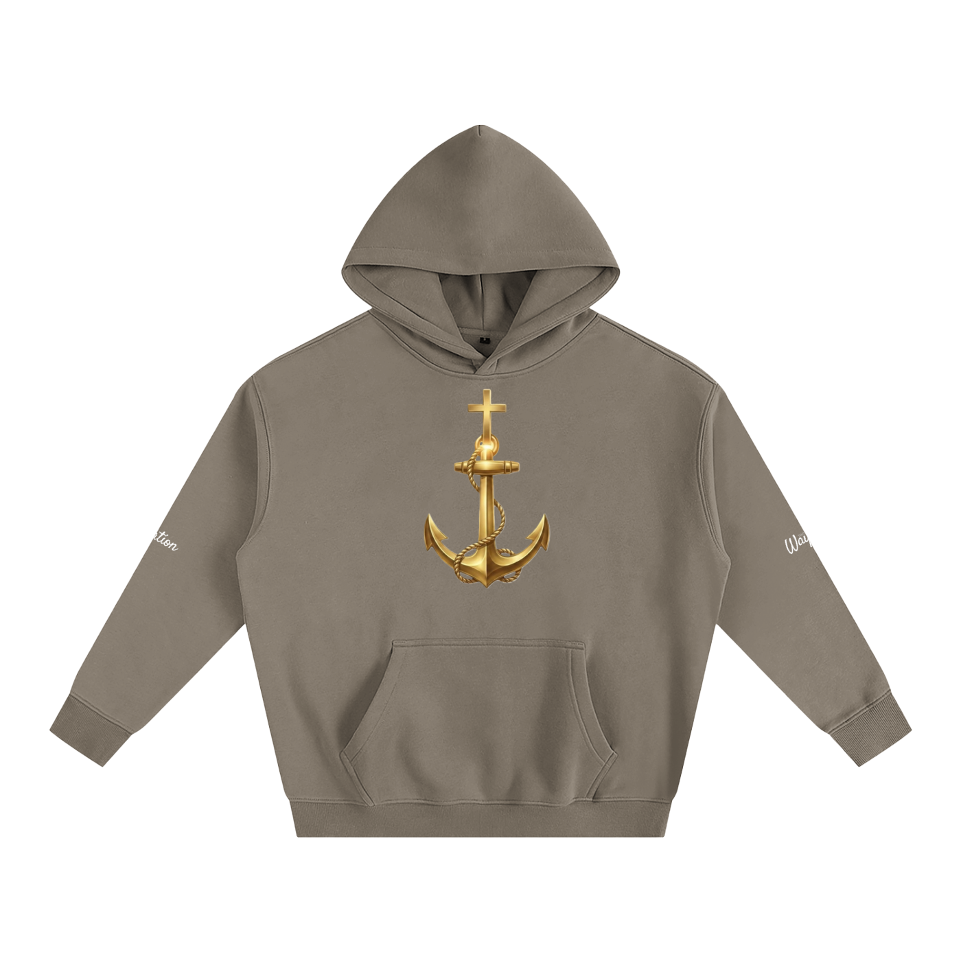 Anchored In Christ Hoodie-white