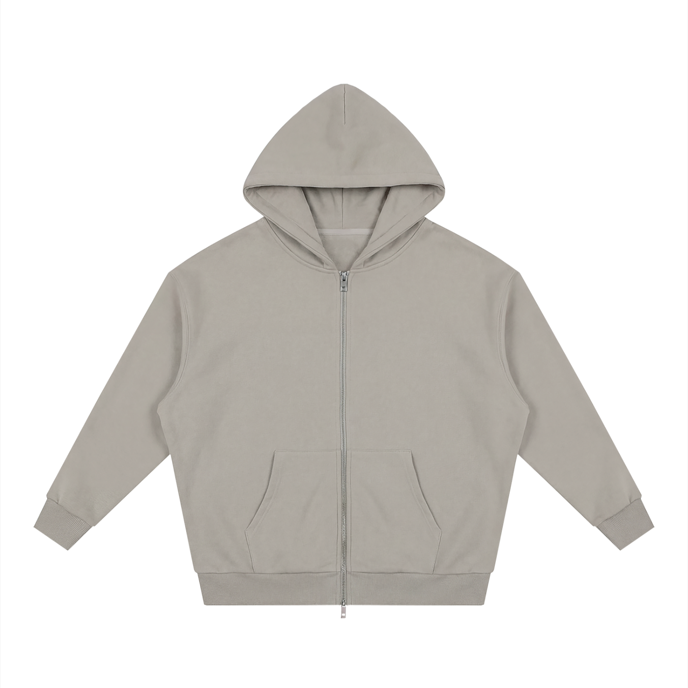 God's Disciple Loose Fit Solid Full Zip Hoodie