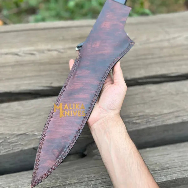 Double Edge Bowie Knife 15” J2 Steel | Micarta G10