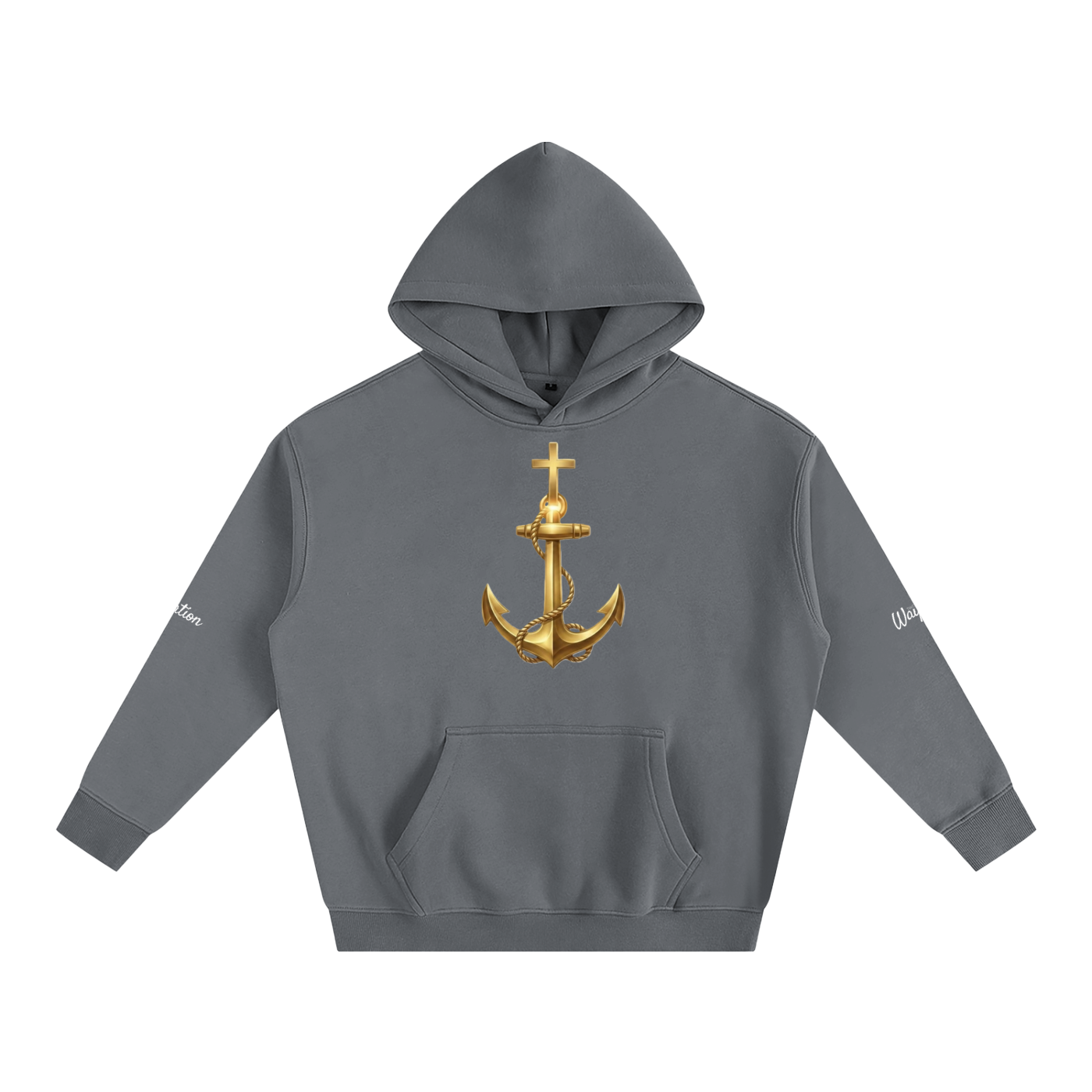 Anchored In Christ Hoodie-white