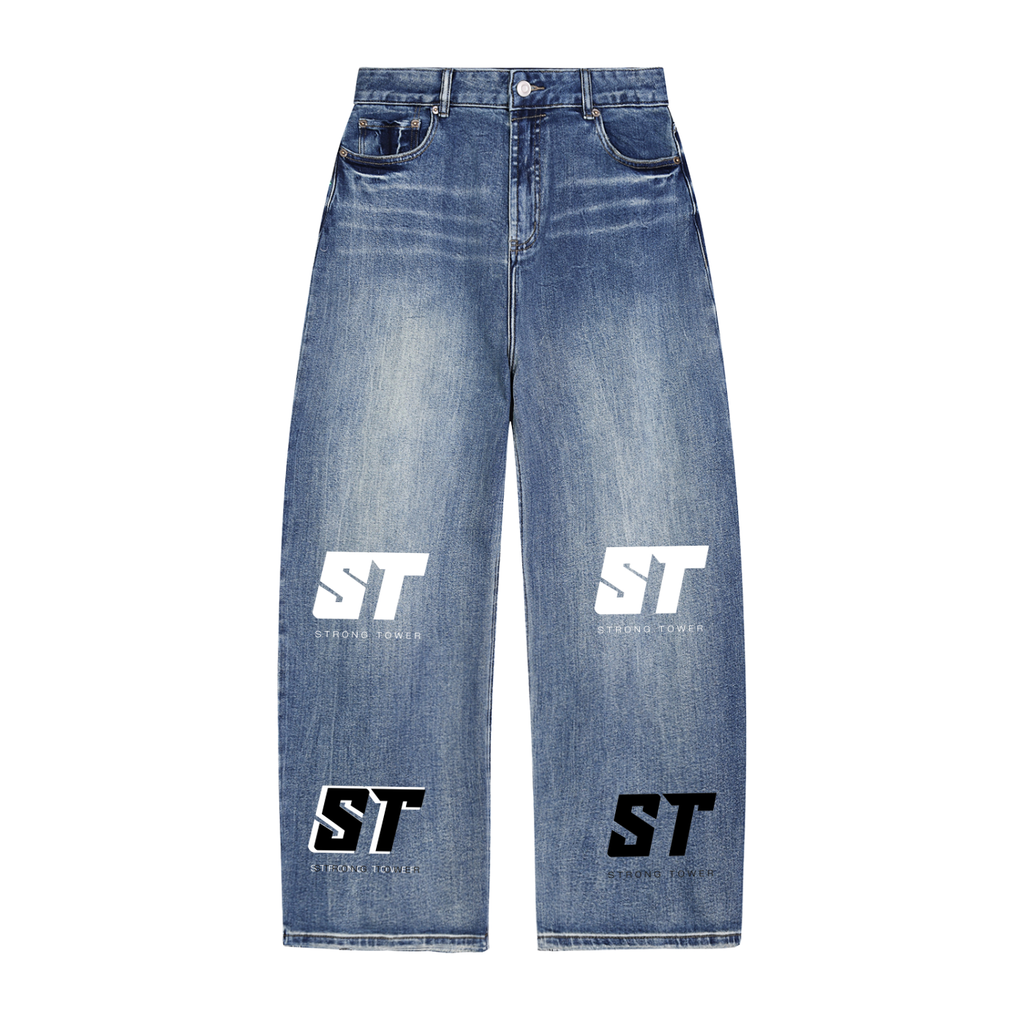Strong Tower Sun Fade Heavyweight Denim Jeans
