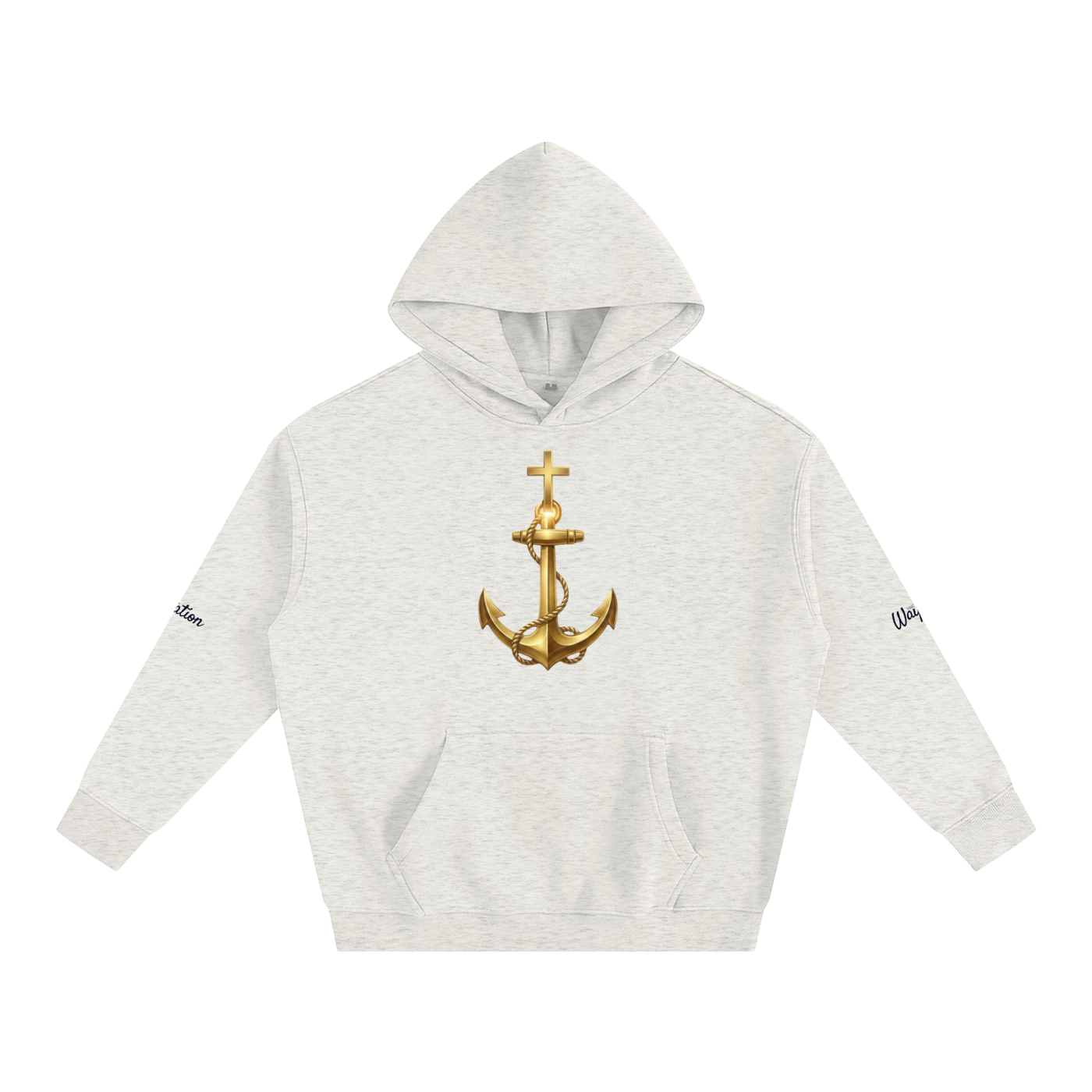 Anchored In Christ Hoodie-black