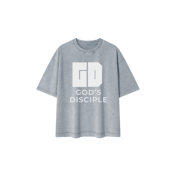 God's Disciple Anchored Tee (Mineral Wash Boxy Cotton)