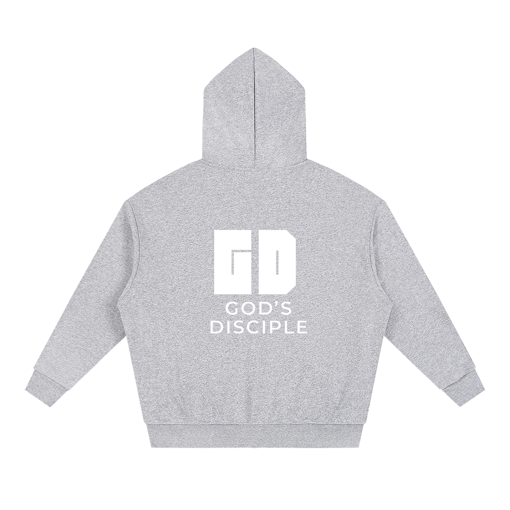 God's Disciple Loose Fit Solid Full Zip Hoodie