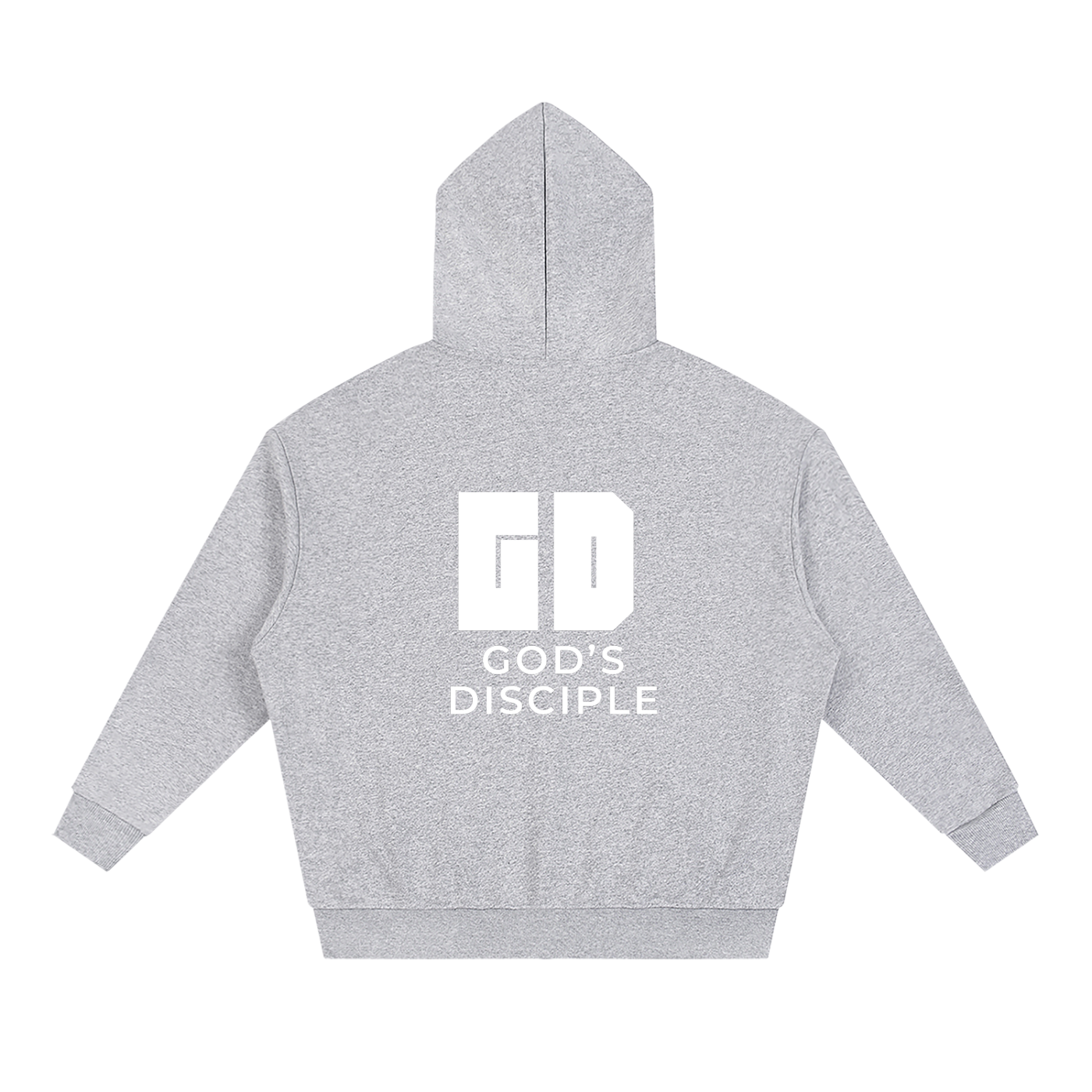 God's Disciple Loose Fit Solid Full Zip Hoodie