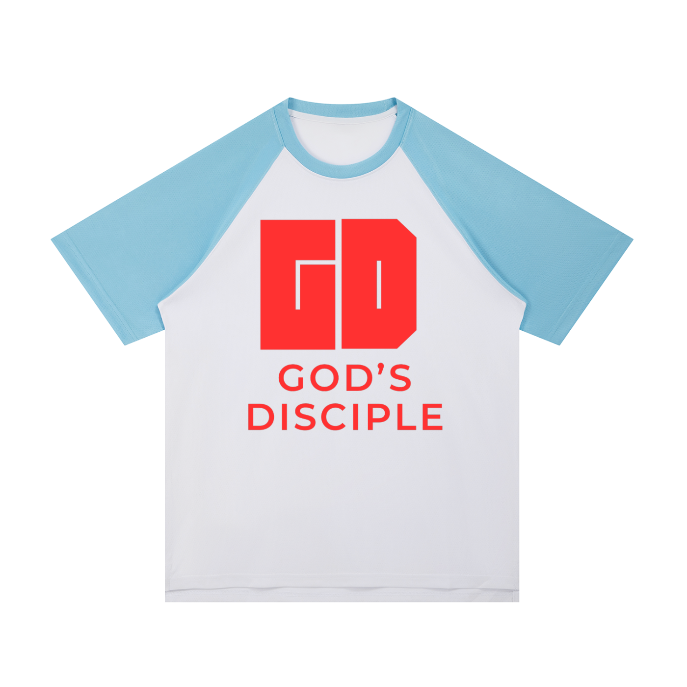 God's Disciple (Contrast Raglan Sleeve Mesh Tee)