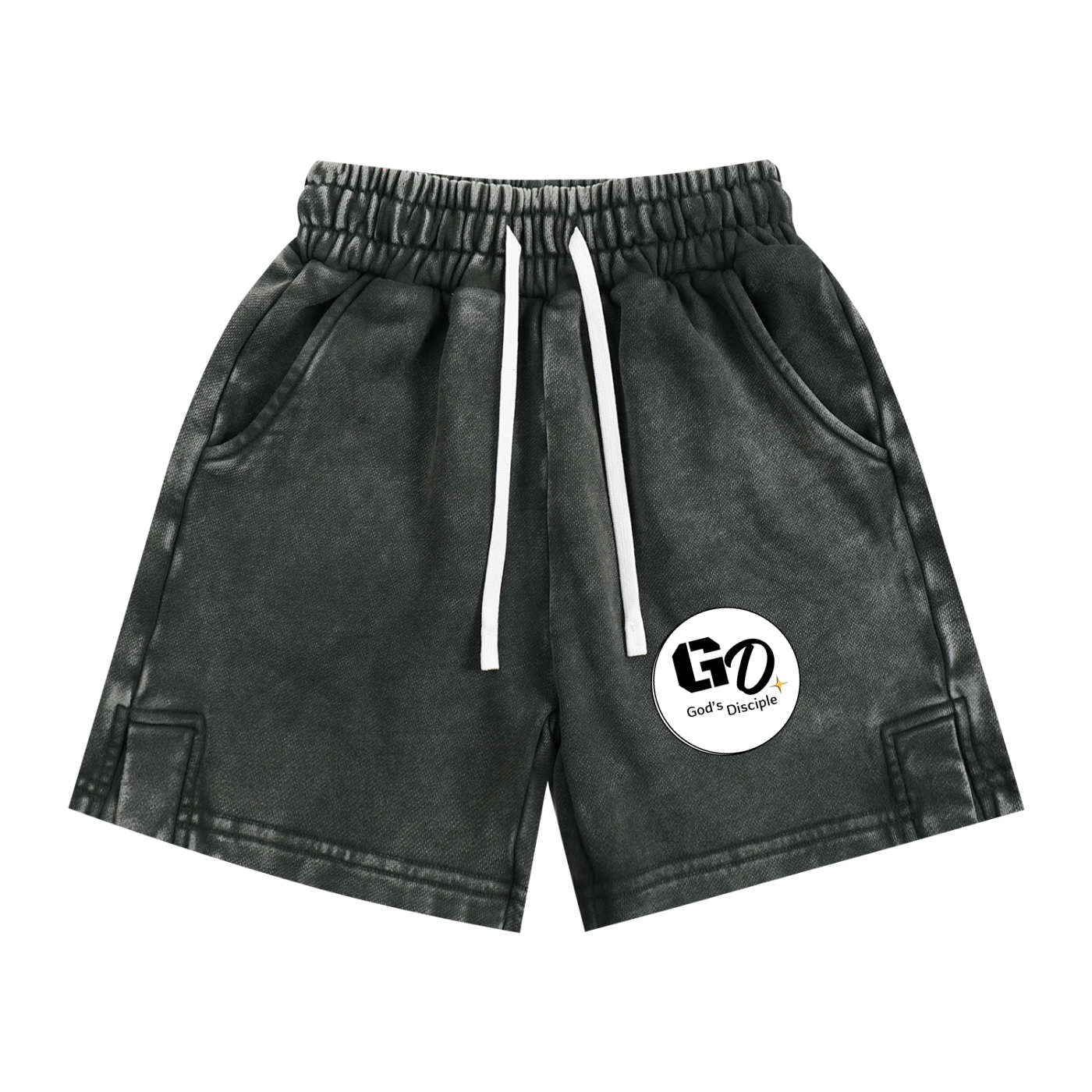 God's Disciple Little Light Snow Washed Kids' Shorts