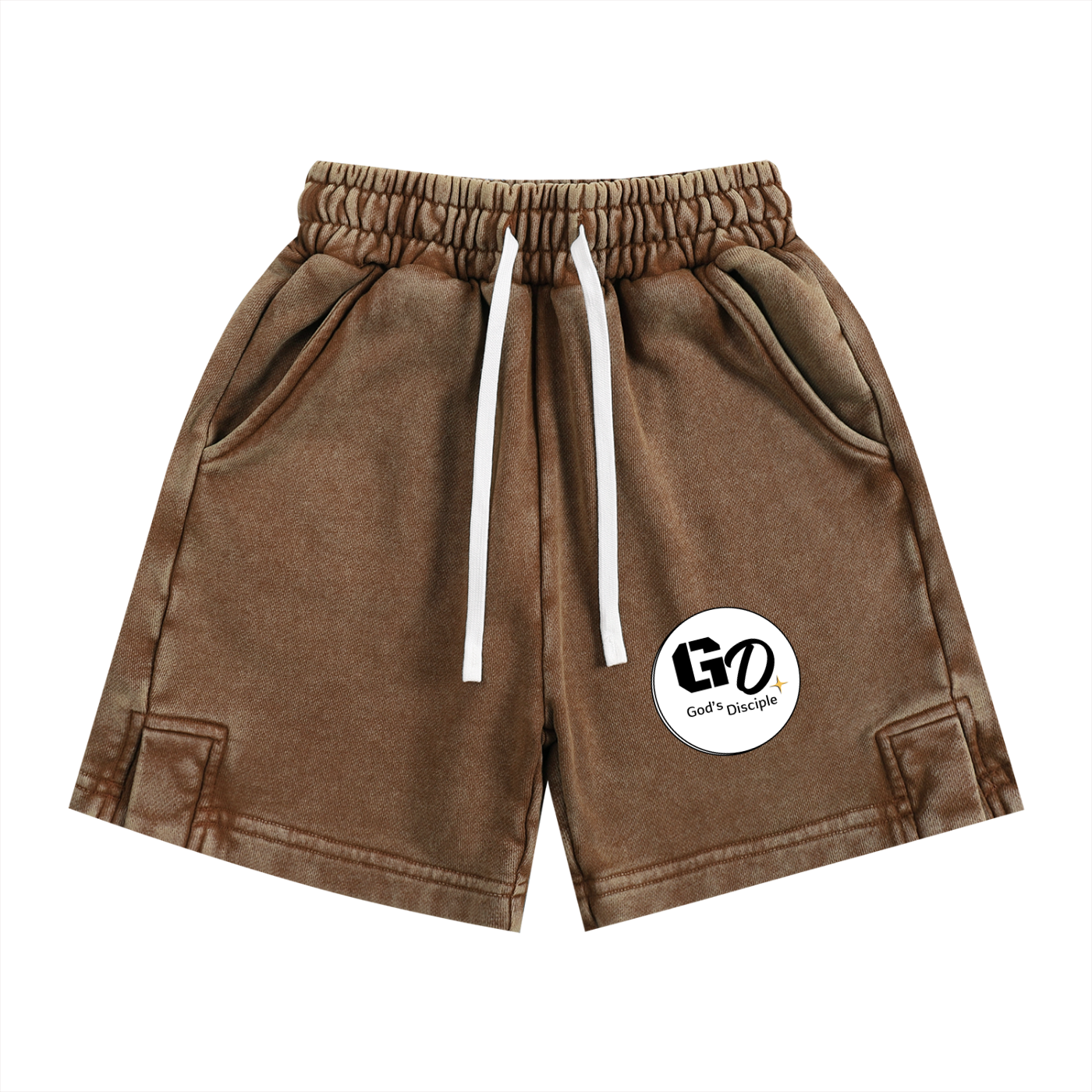 God's Disciple Little Light Snow Washed Kids' Shorts