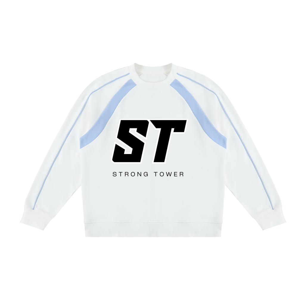 Covenant Color Block Crewneck Gray