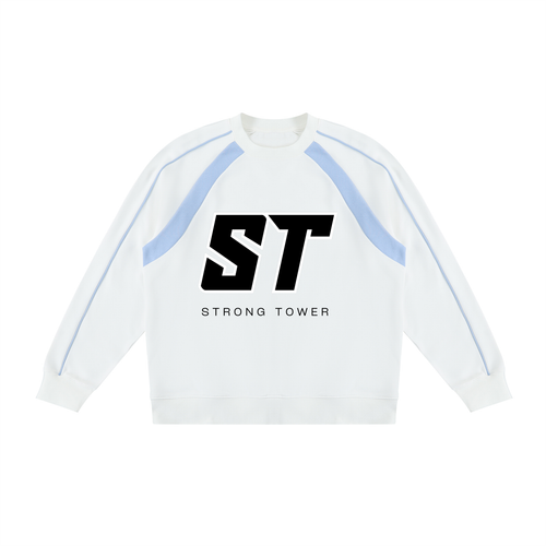 Covenant Color Block Crewneck Gray
