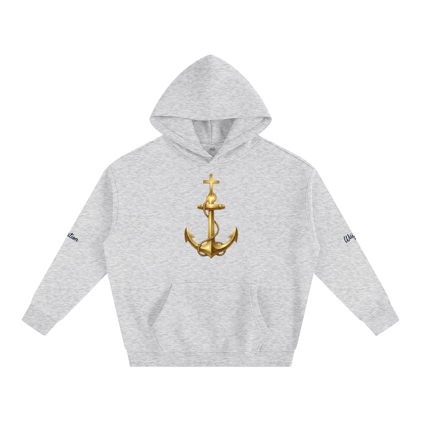 Anchored In Christ Hoodie-black