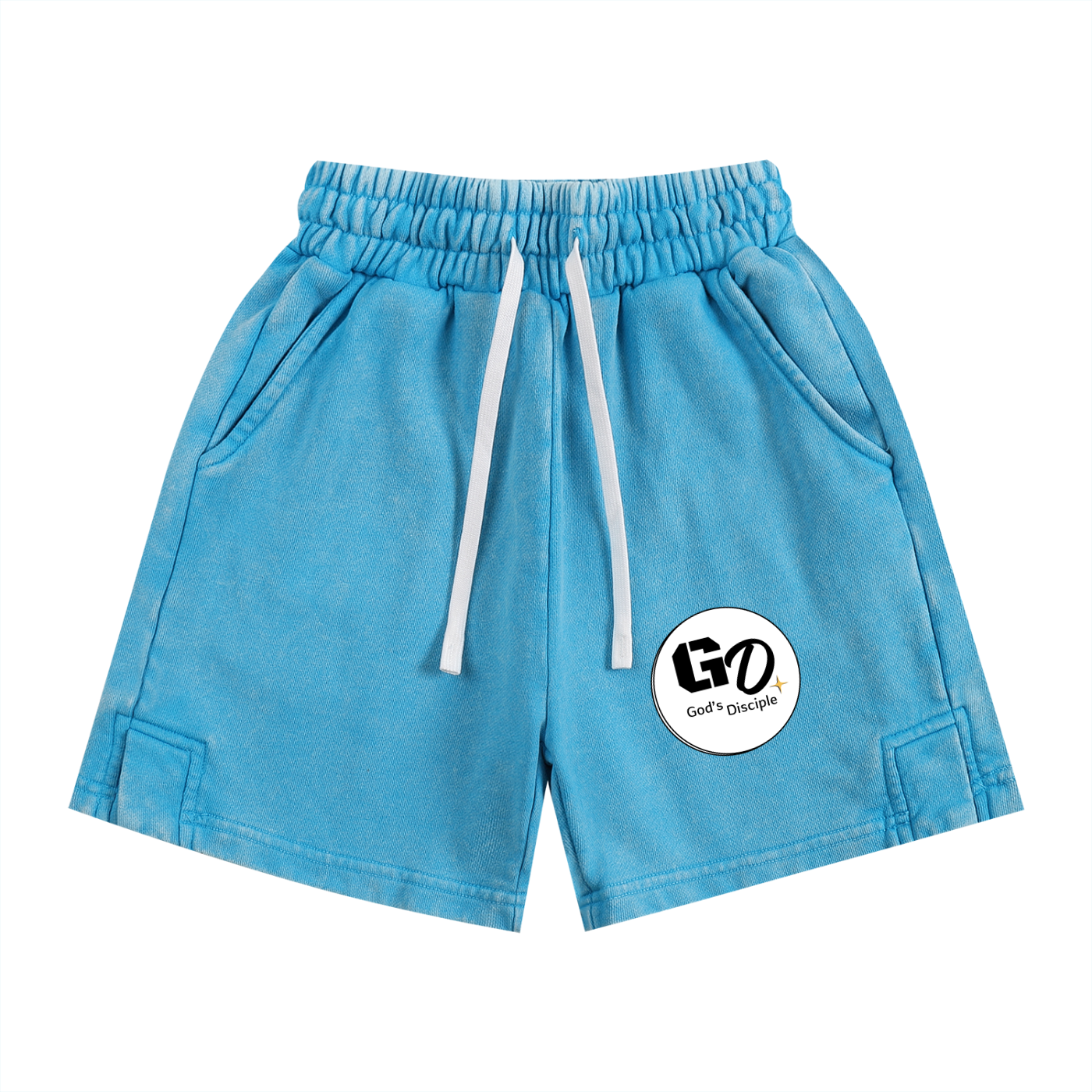 God's Disciple Little Light Snow Washed Kids' Shorts