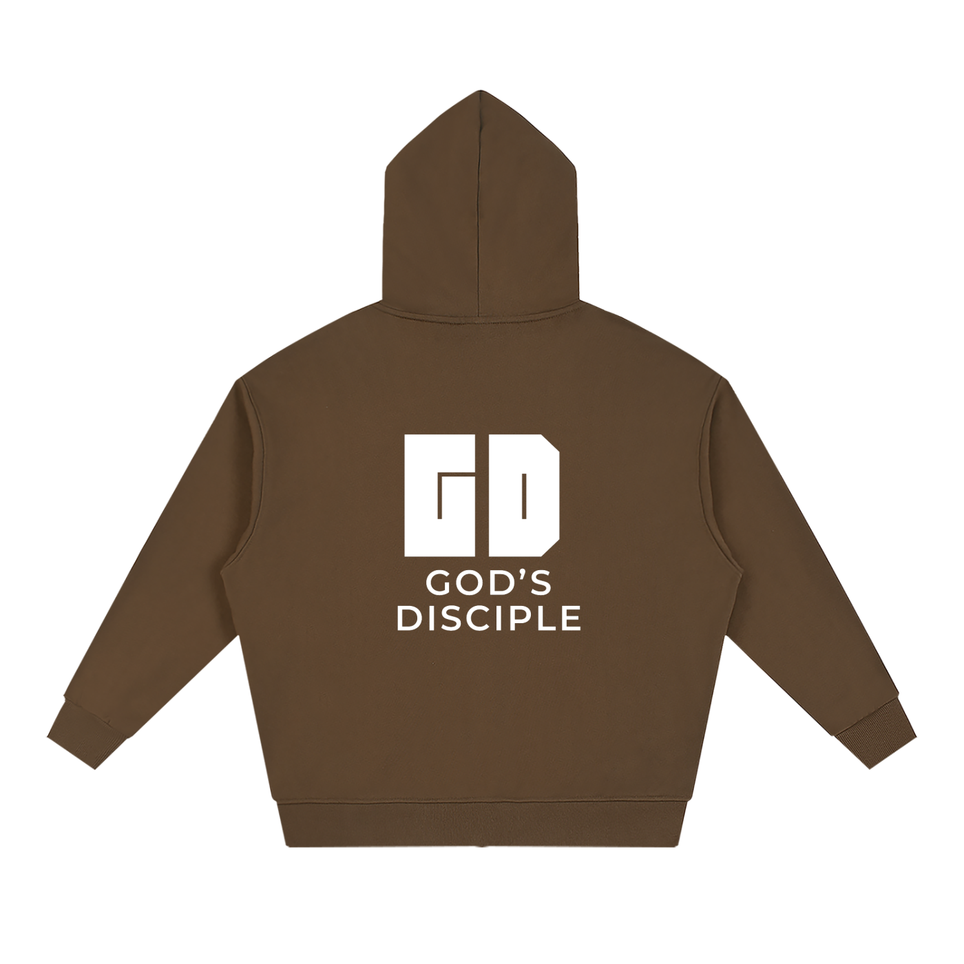 God's Disciple Loose Fit Solid Full Zip Hoodie