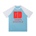God's Disciple (Contrast Raglan Sleeve Mesh Tee)