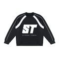 Covenant Color Block Crewneck  B/W