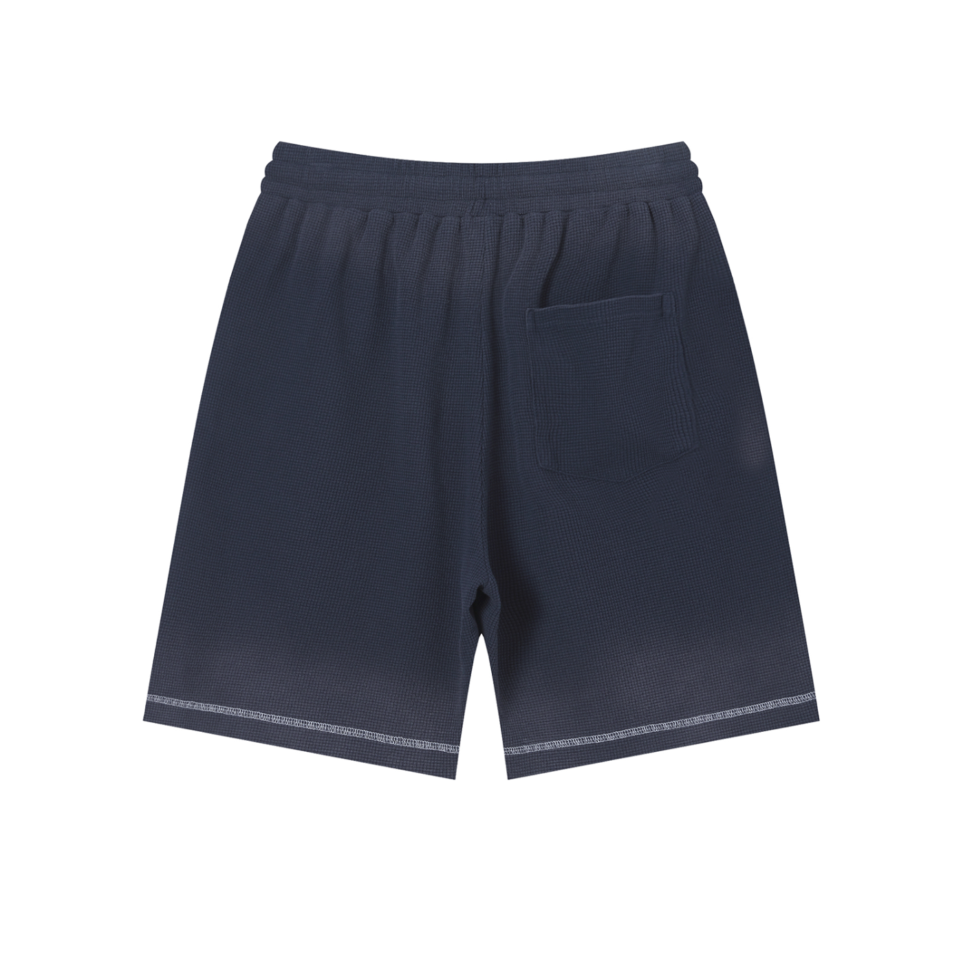 God's Disciple Sunfade Waffle Raw Hem Shorts