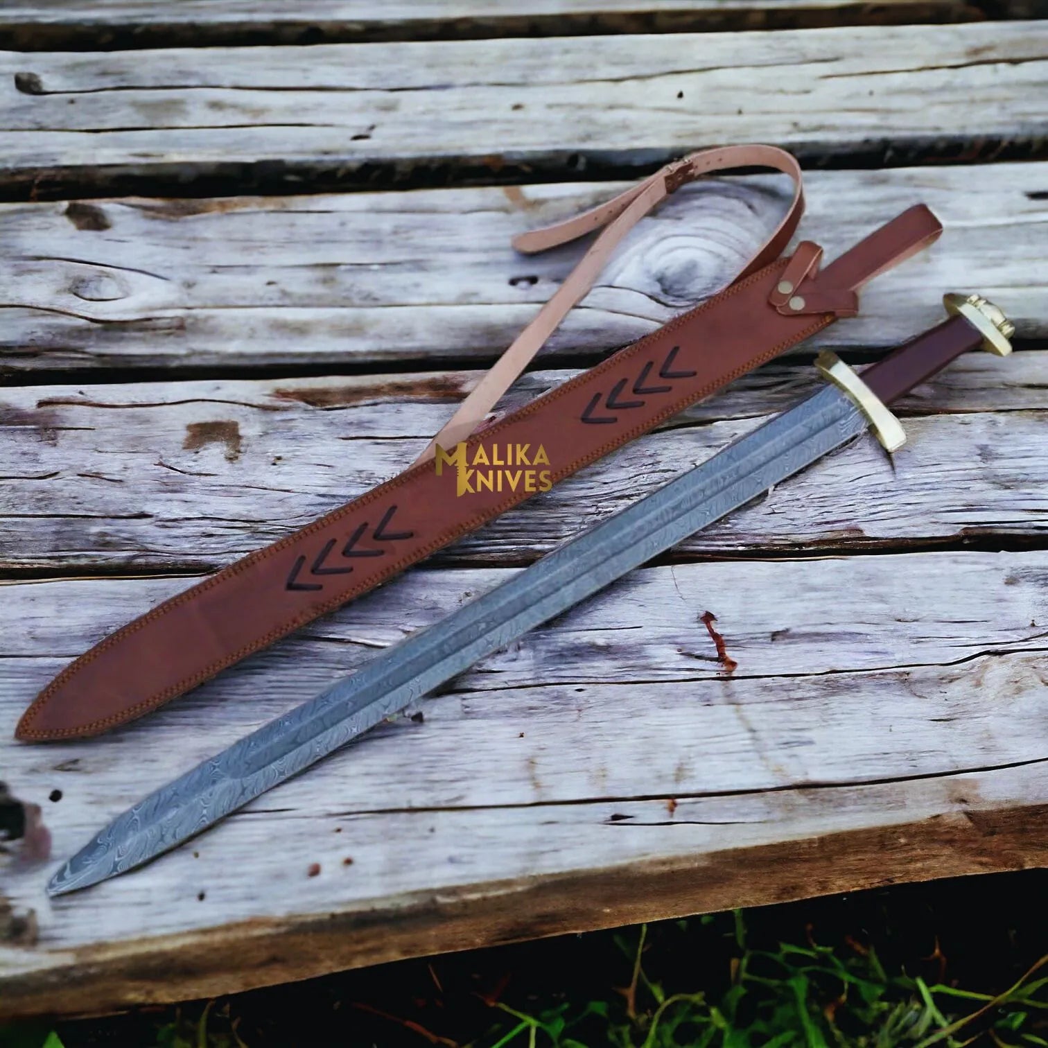 Sigurd Damascus Viking Sword