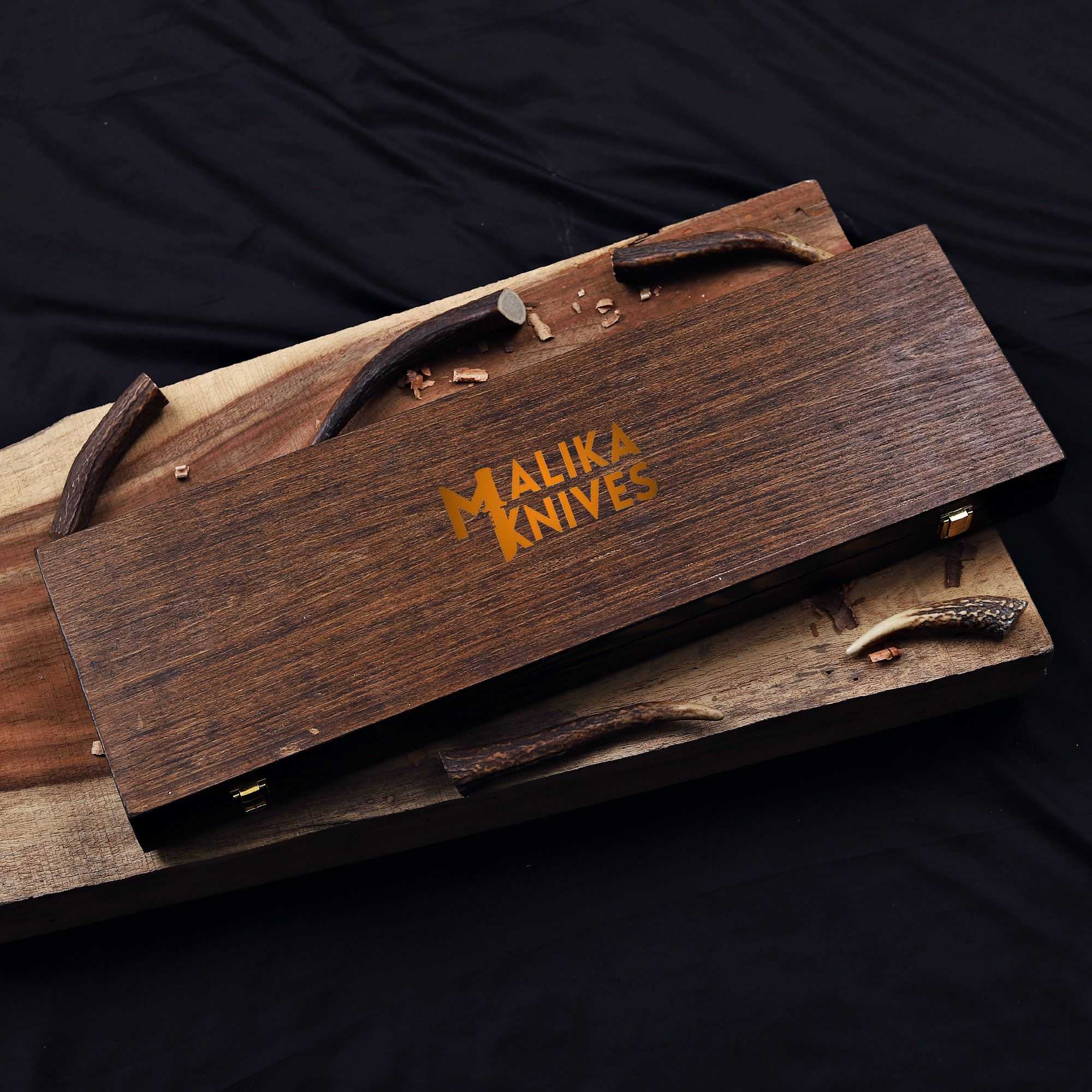 Copper Damascus Alamo Musso Bowie Knife