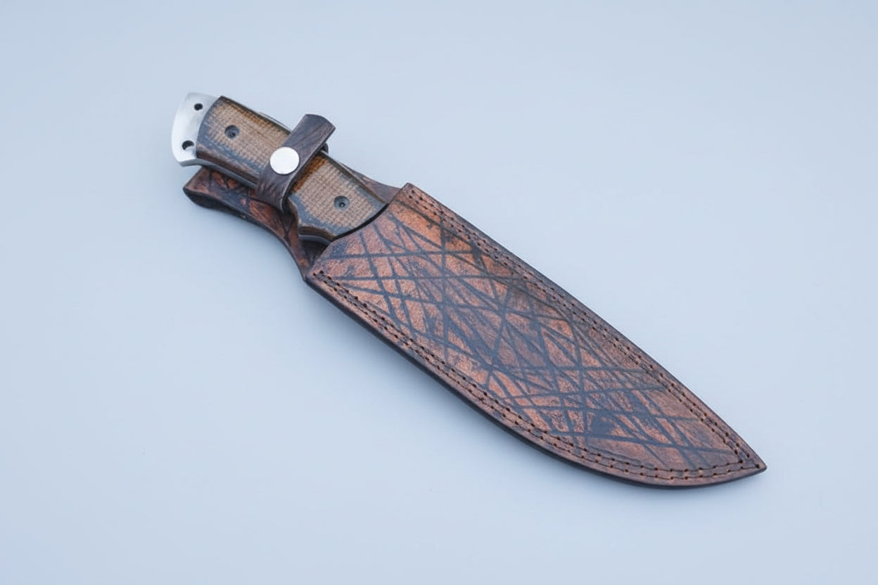 Hunter Point Bowie Knife D2 Steel G10 Handle
