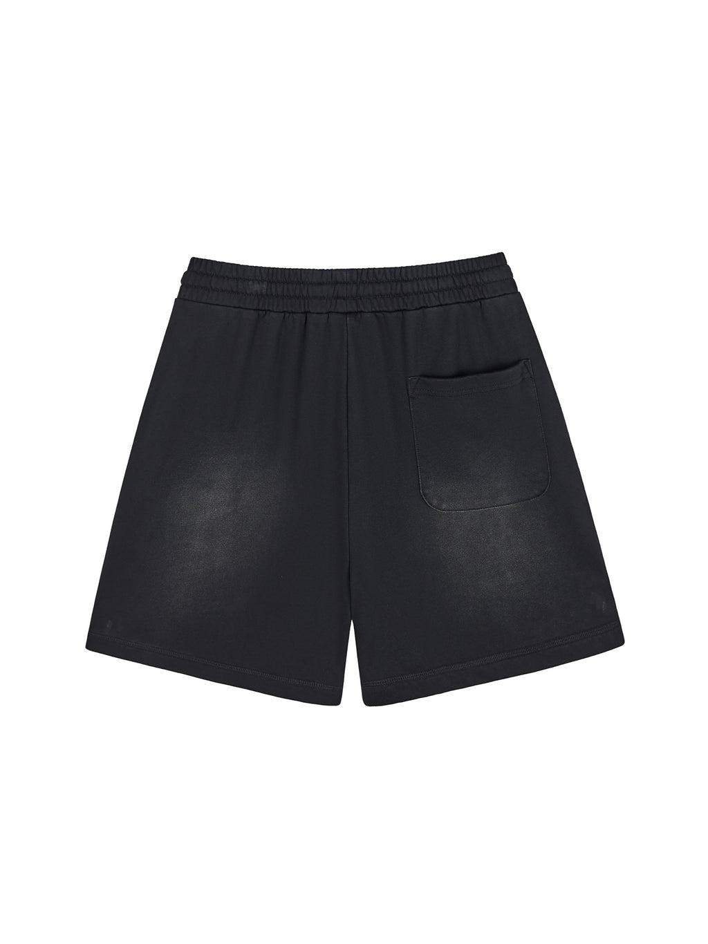 Strong Tower Sun Fade Raw Edge Shorts