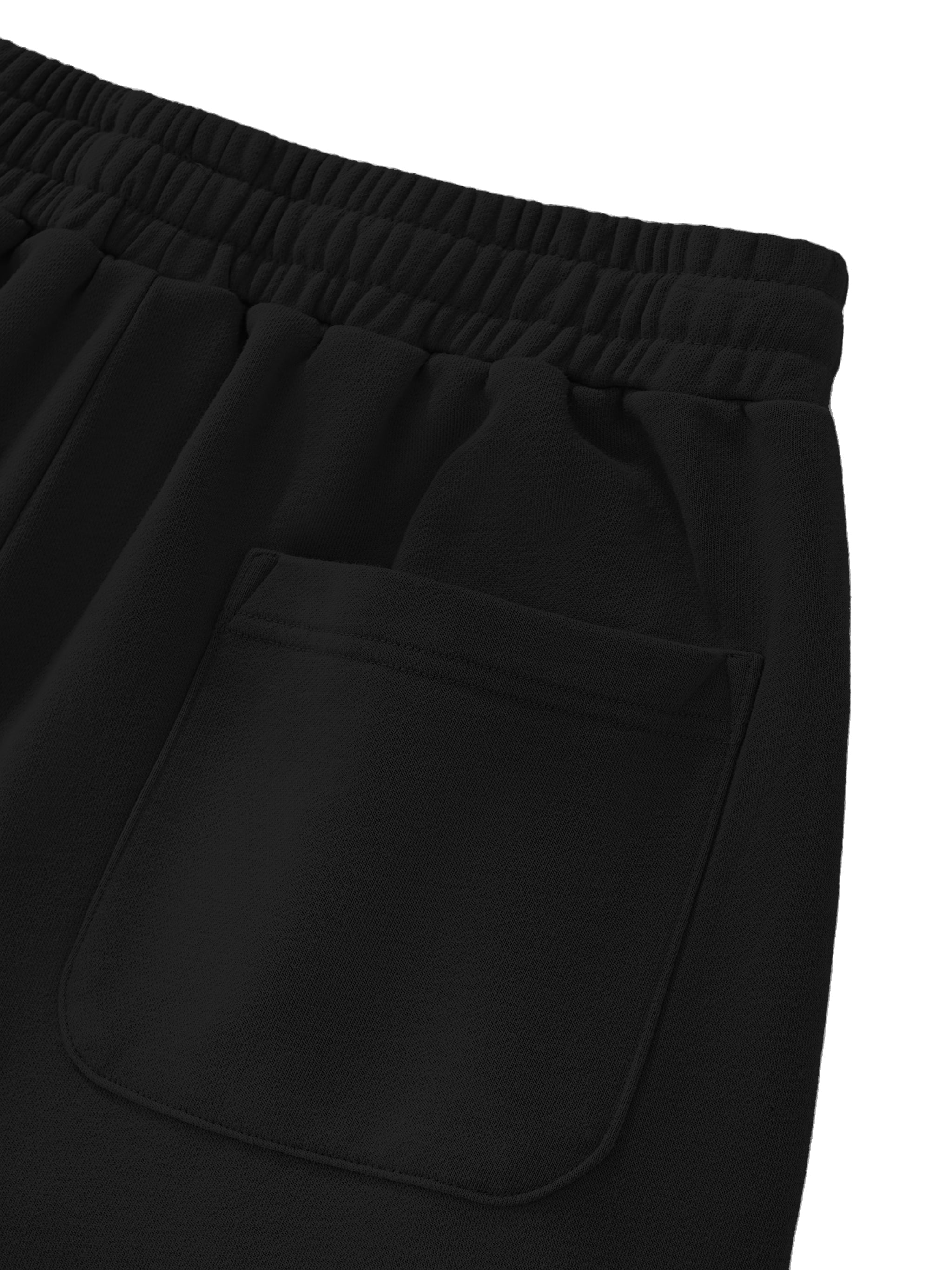 Strong Tower Sun Fade Raw Edge Shorts