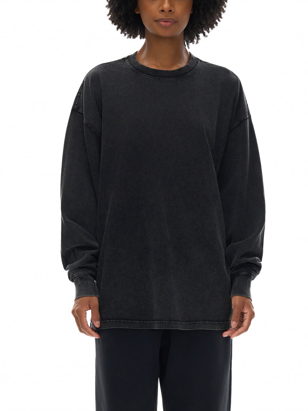 Strong Tower Redeemed  Long Sleeve Tee (Acid Wash Oversize)