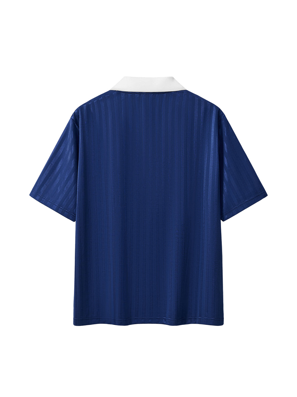 Waystation Original Collar Striped Soccer Jersey-White