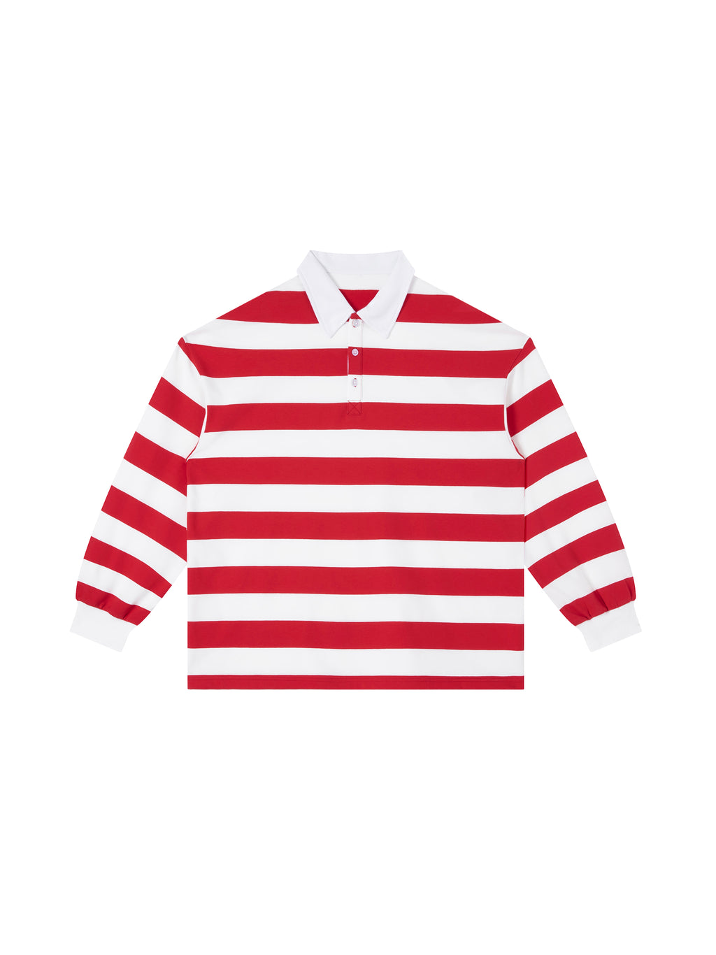 Strong Tower Chosen Color Block Stripe Polo