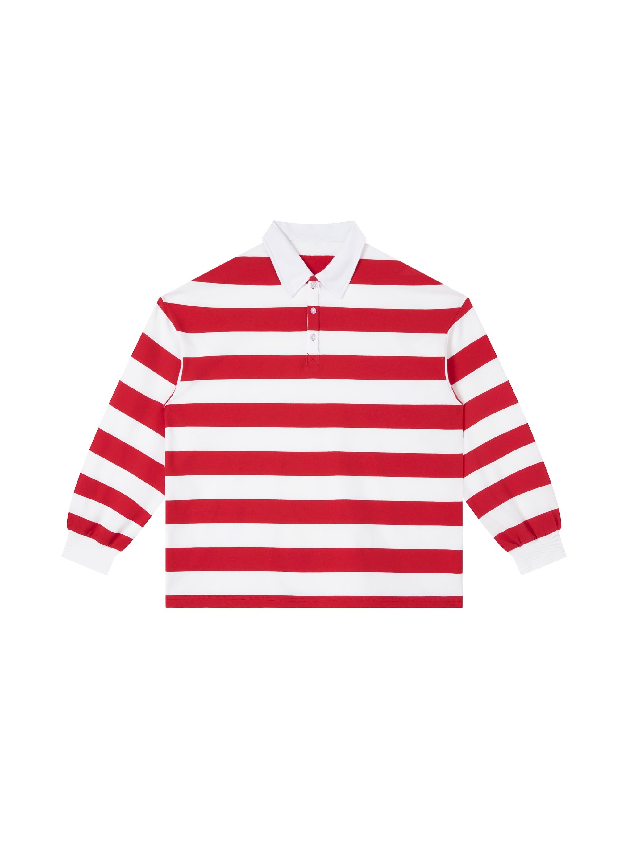 Strong Tower Chosen Color Block Stripe Polo
