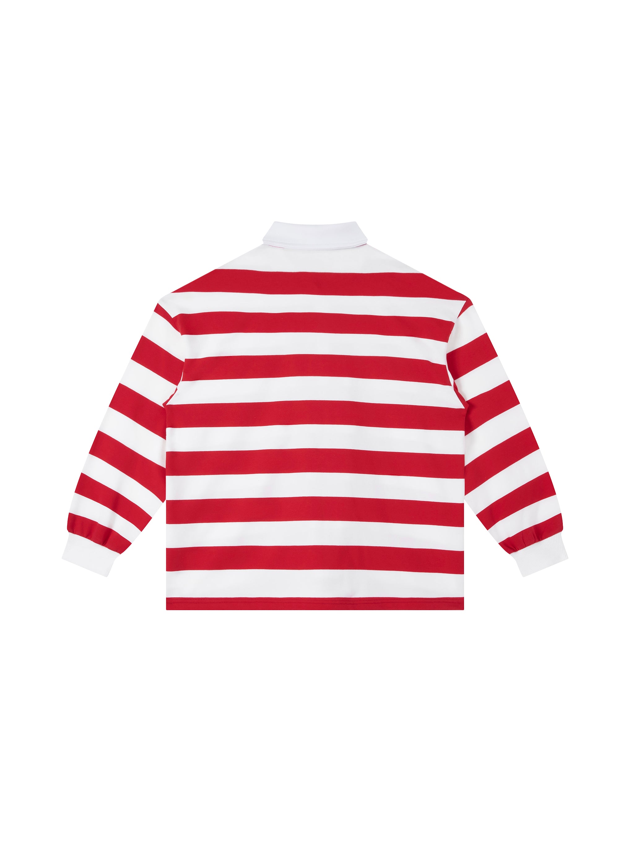 Strong Tower Chosen Color Block Stripe Polo