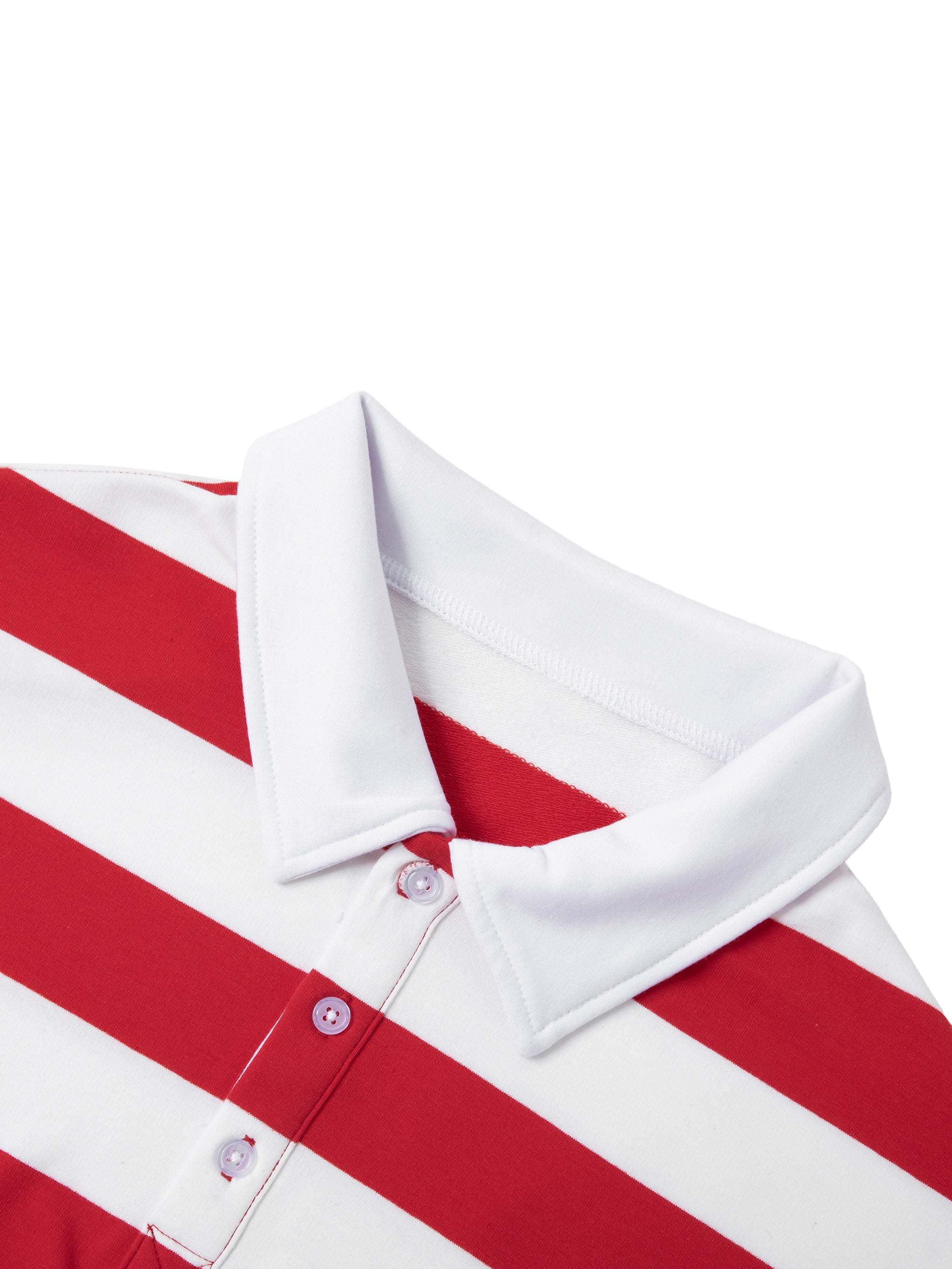 Strong Tower Chosen Color Block Stripe Polo