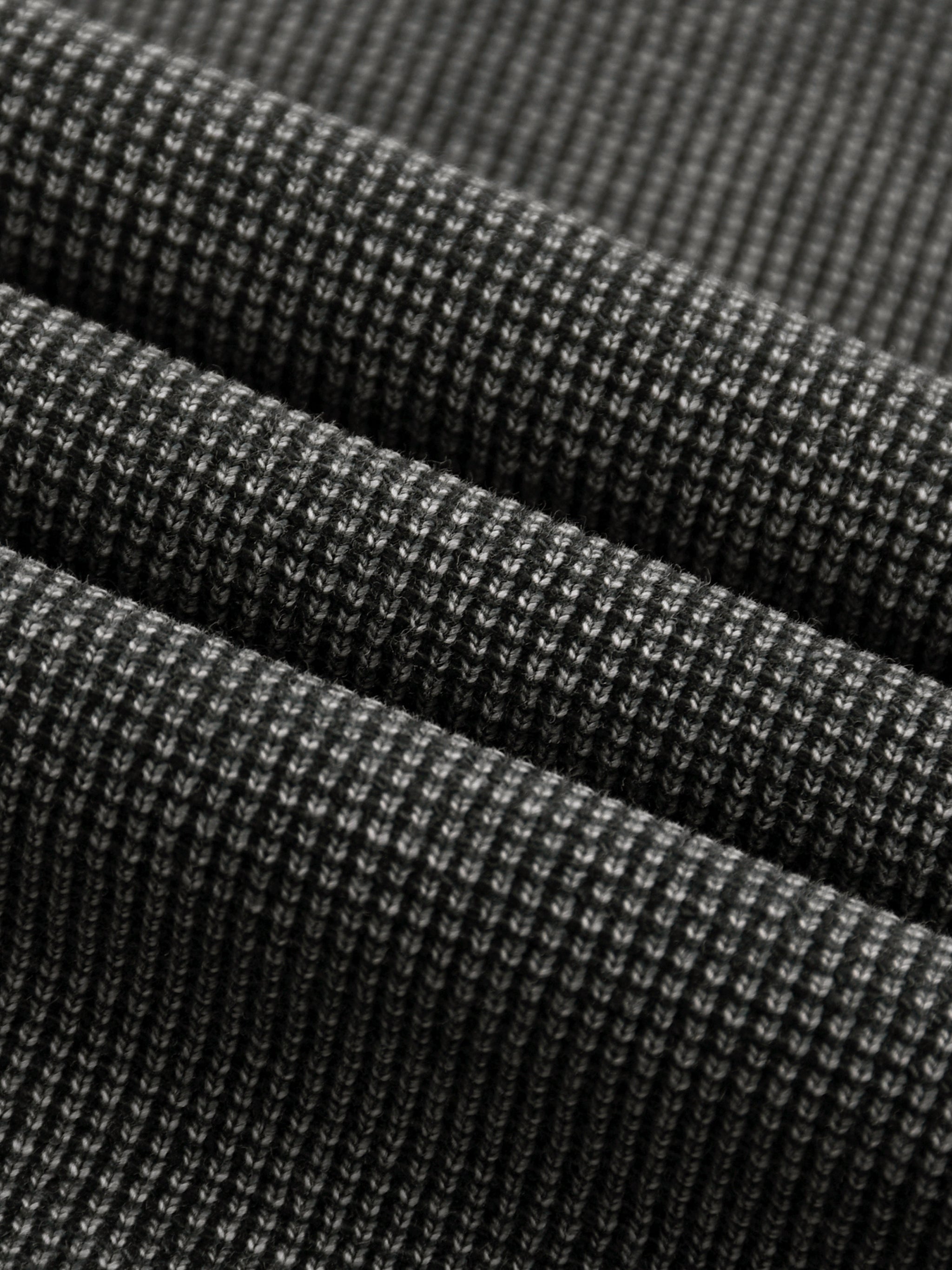 GD Tee -Black (Mineral Wash Waffle Knit)