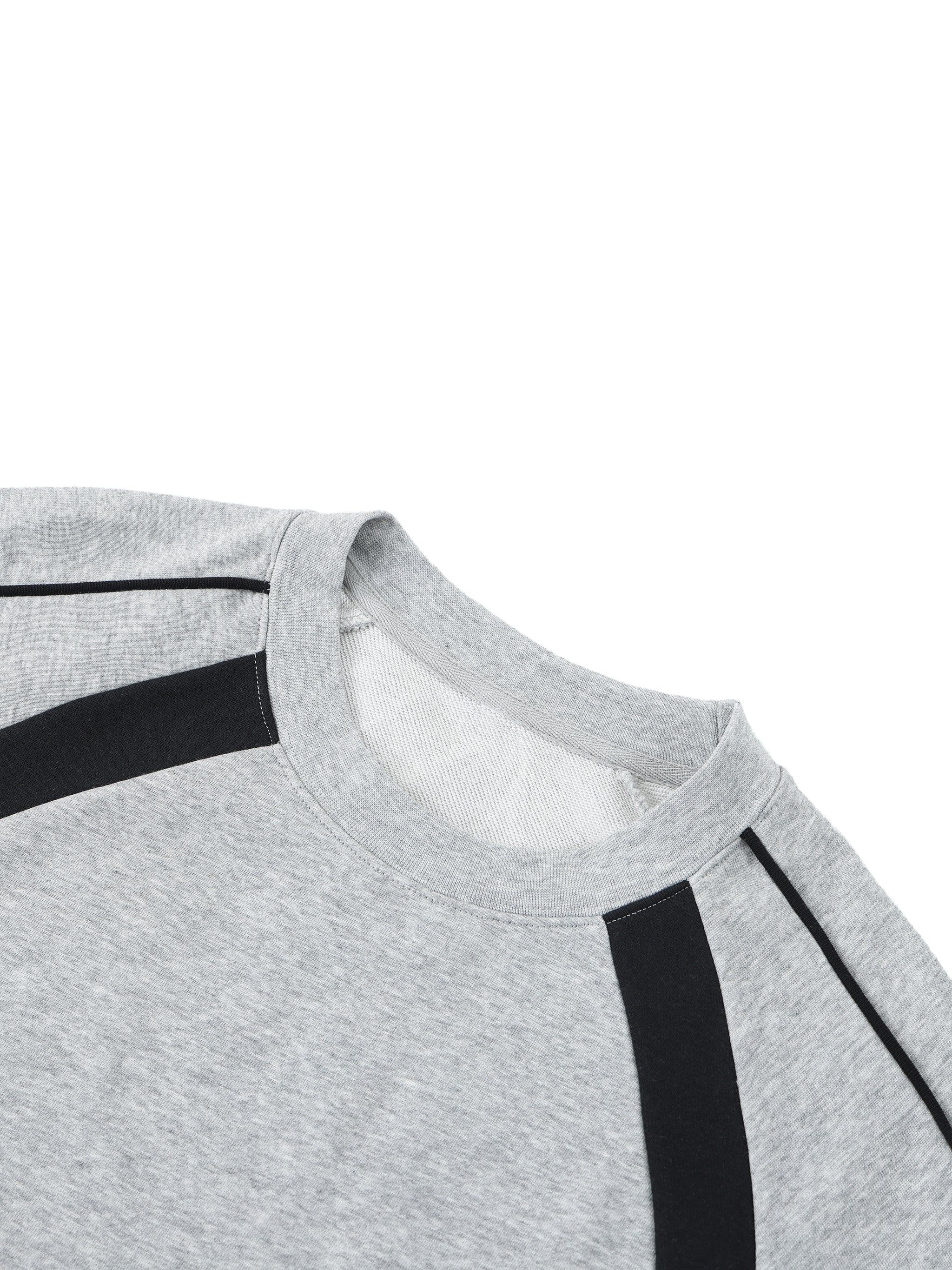Covenant Color Block Crewneck  B/W