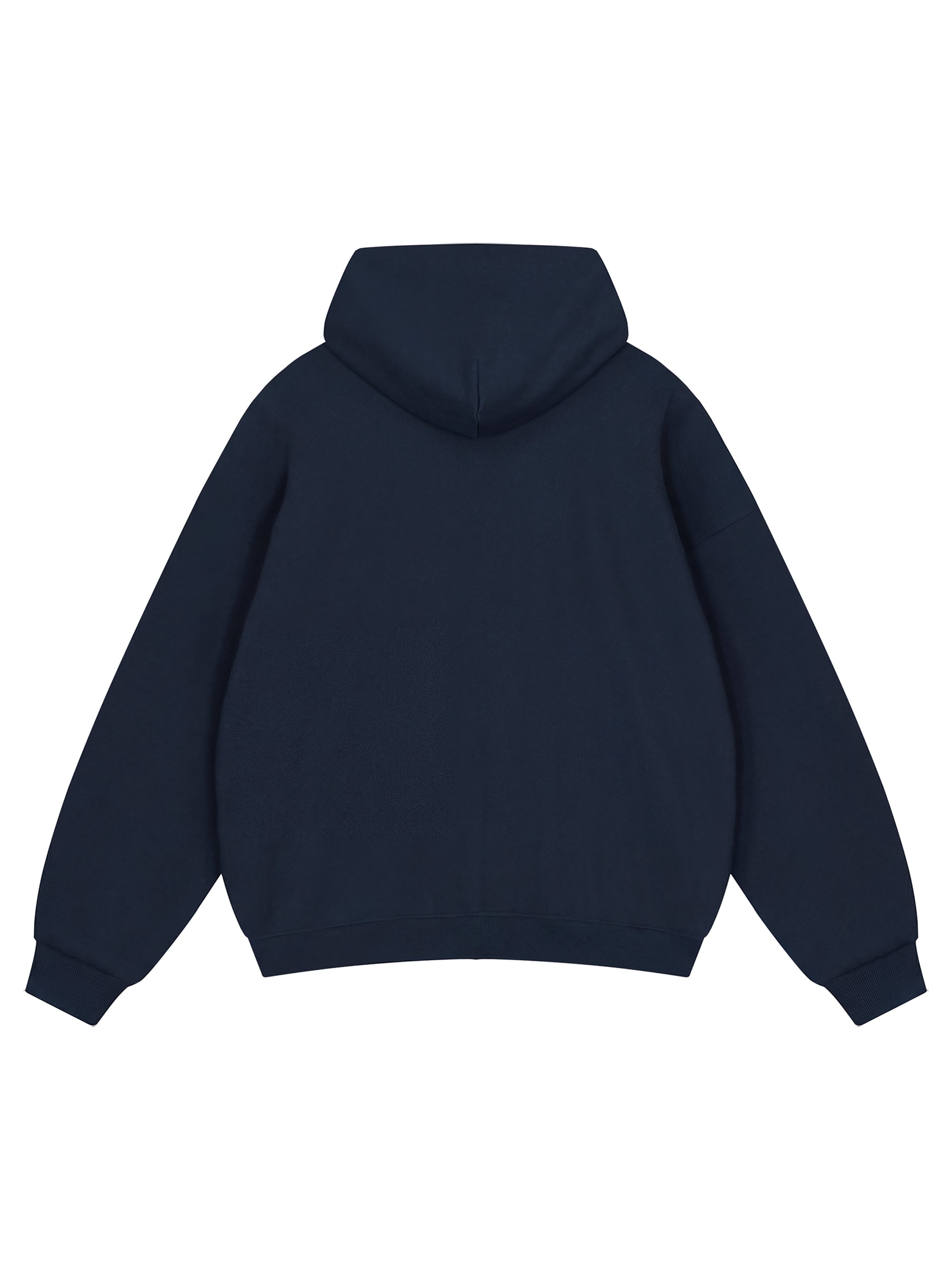 God's Disciple Loose Fit Solid Full Zip Hoodie