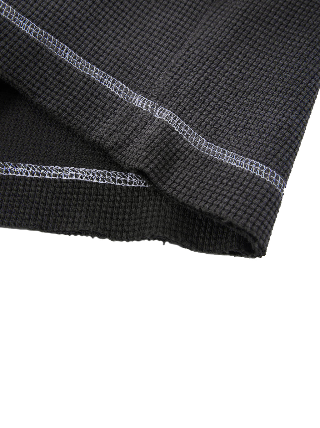 God's Disciple Sunfade Waffle Raw Hem Shorts