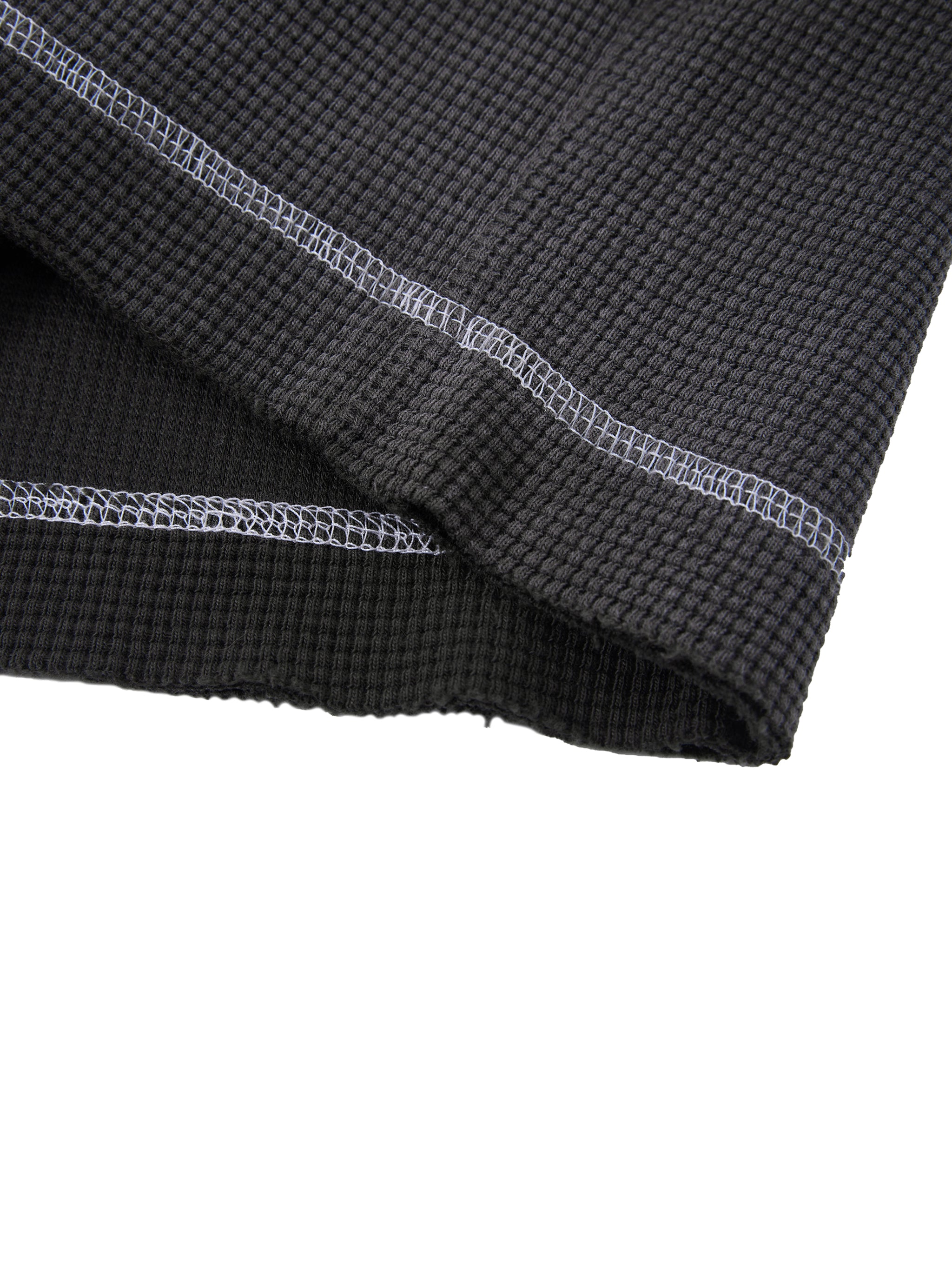 God's Disciple Sunfade Waffle Raw Hem Shorts