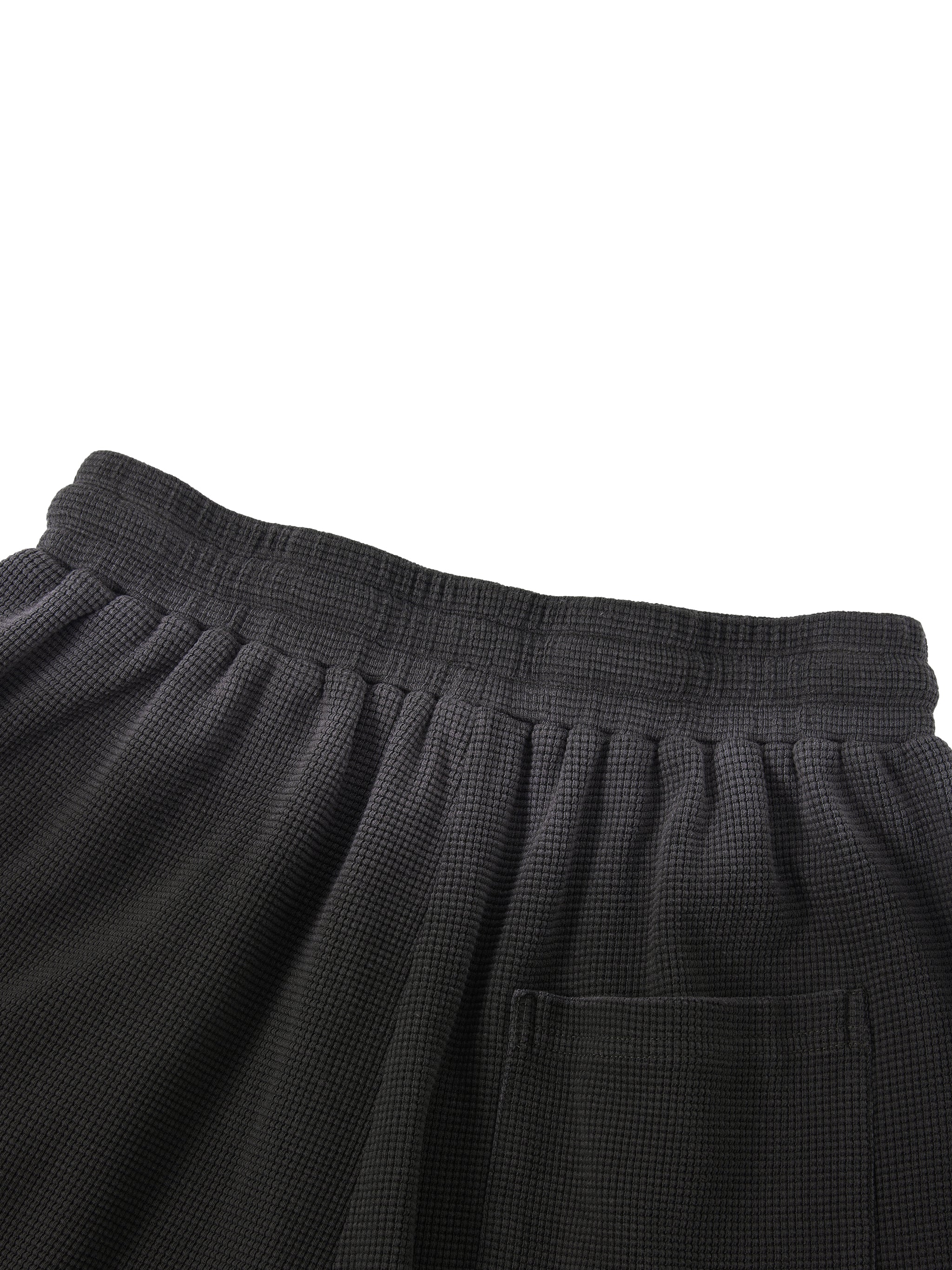 God's Disciple Sunfade Waffle Raw Hem Shorts