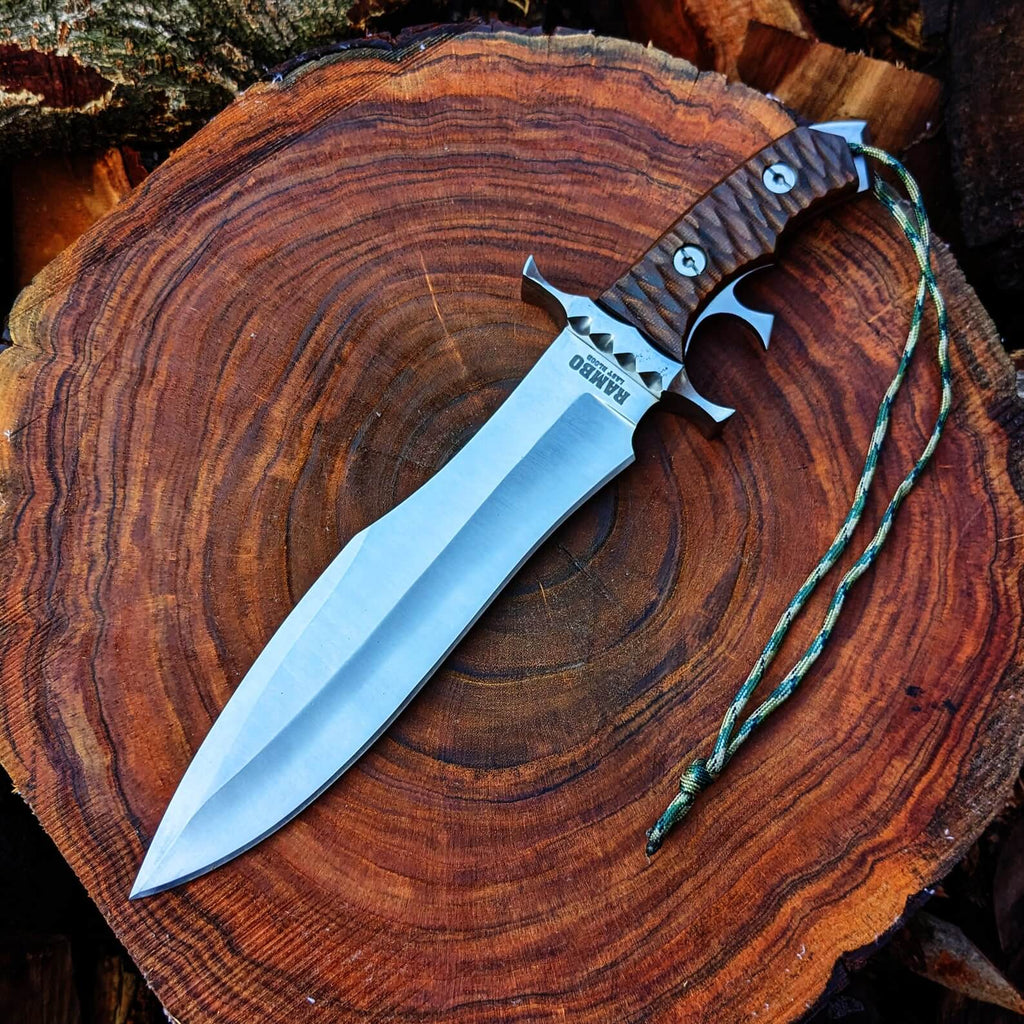 Rambo Last Blood Bowie Knife D2 Steel Full Tang